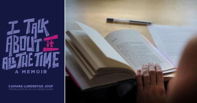 I Talk about It All the Time book jacket courtesy University of Wisconsin Press