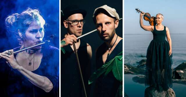 New Nordic Folk Music, Left to Right: Frander, Teho and Paivi