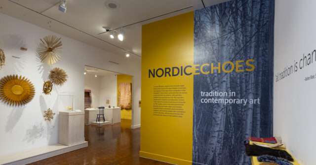 Gallery view with works by artist Kjetil “KJ” Groven — Photo by Eileen Travell