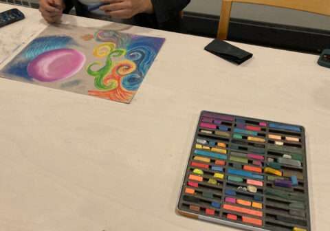 PASTEL CHALK ON PAPER