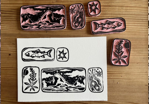 TEENS' PROGRAMS: LINOLEUM BLOCK PRINTING