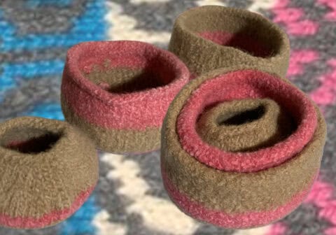 FELTED NESTING BOWLS WITH HILARY SNELL